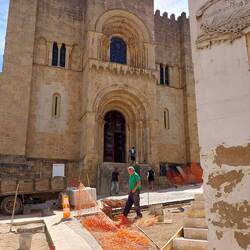 Facade of Coimbra Cathedral