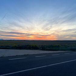 sunrise this morn