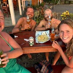 Recovery with swimming and beer (very important)