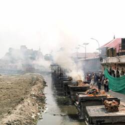 Hier werden die Toten verbrannt