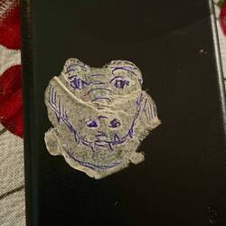 Smart phone caiman art