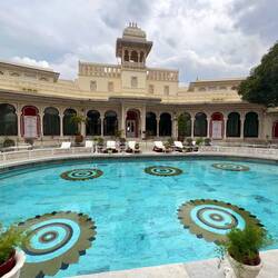 The pool. As seen in Octopussy!