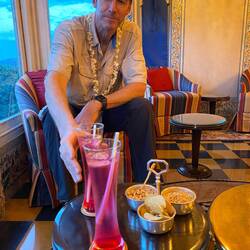 GRTs - gin, rosewater and tonic. And snacks!