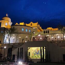 Outside view of part of the palace