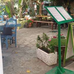 Schönes Gartenlokal in der Altstadt