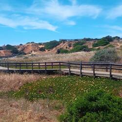 Gut gemachter Küstenweg