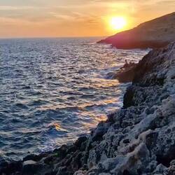 Somptueux coucher de soleil à Il Zurrieq, Malte