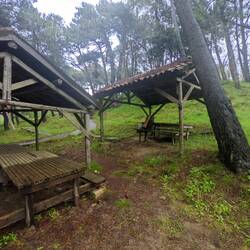 Welcomed picnic area at the rain