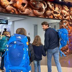 Arrivée à l'aéroport