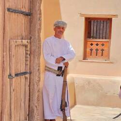 Ein Wächter des Forts