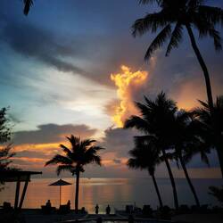 Die Sonnenuntergänge sind auch spektakulär