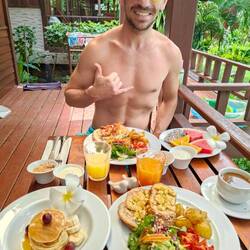 Frühstück direkt auf die Terrasse