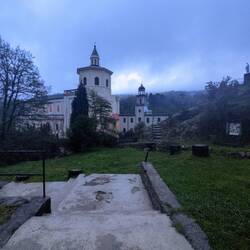 View from their guest house.