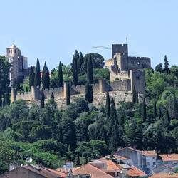 Castle and convent built by the Knights of Templar