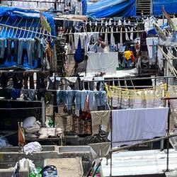 Dhobi ghat, the laundry
