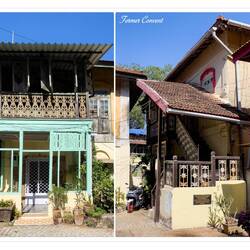 A closer look at some of the houses in Ranwar Square in Bandra — Mumbai, India.