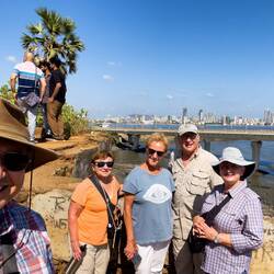 A group selfie at Bandra Fort — Mumbai, India.
