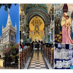 Mary Mount Catholic Church in Bandra — Mumbai, India.