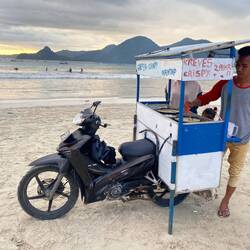 Bester mobiler Crêpes Stand am Strand 😍