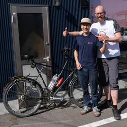 Makino nach dem Richten meiner Bremse (bestens investiertss Geld)