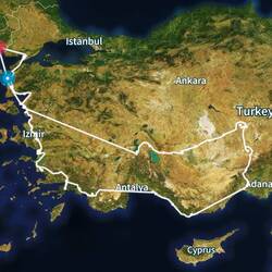 Meine Route durch die Türkei