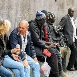 ..interessierte Zuschauer