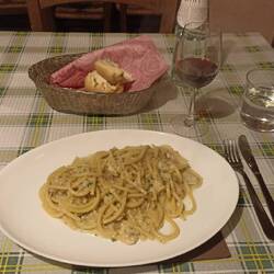 Bigoli a Baccala, at Osteria il Cursore, Vicenza