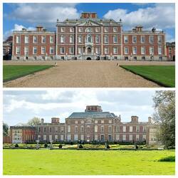 Wimpole Hall; Front view / Rear view