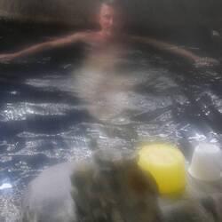 Vor lauter Dampf beschlägt die Linse