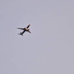 Ziemlicher Flugverkehr über Barcelona