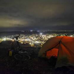 Unser Zeltplatz mit Blick auf Göreme