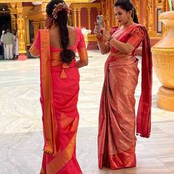 Wedding guests assembling