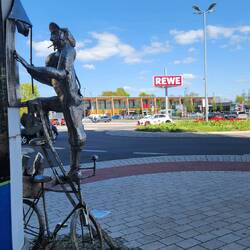 Der Plakatankleber am Roten Platz