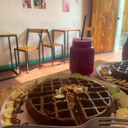 Aso es gseht ja schono guet us, abr die blödi Waffle het üs zu 100% enttüscht🙈