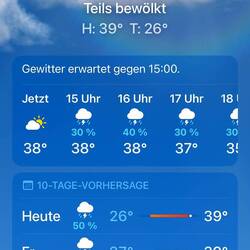 ... das zunehmend heissere Wetter zieht uns ans Meer ...