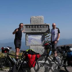 Am Ziel des Anstiegs