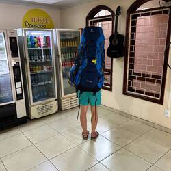 Too big, i know! but i am still standing and not falling backwards.