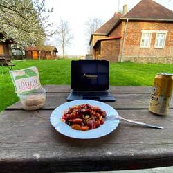 also selber gekocht und Reste verwertet