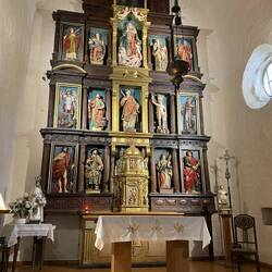 The alter of the Church of St. Esteban