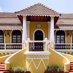 Portuguese era house from 1892 — Margoa, India.