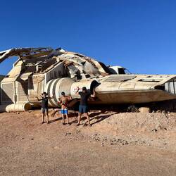 Spaceship from the movie Pitch Black