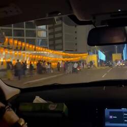 Lanterns on the way back to the ship