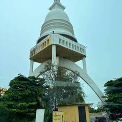 Elevated Buddhist temple