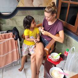 Bim Zmorge im Homestay