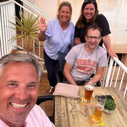 In unserem "Stamm-Pub"