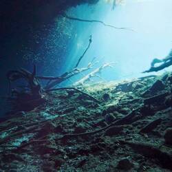 Höhlensystem in der Car-Wash Cenote