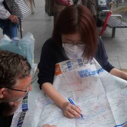 Die engagierte Frau der Tourist-Info