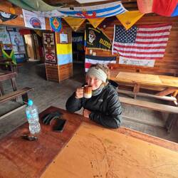 Nach einem kleinen Nervenzusammenbruch die heiße Schoki!!