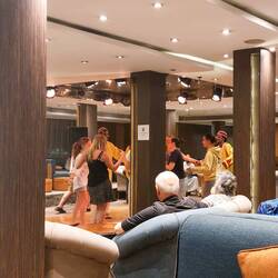 Tanzen auf dem nubischen Abend