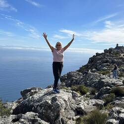 Sylvia - on to top of the world!